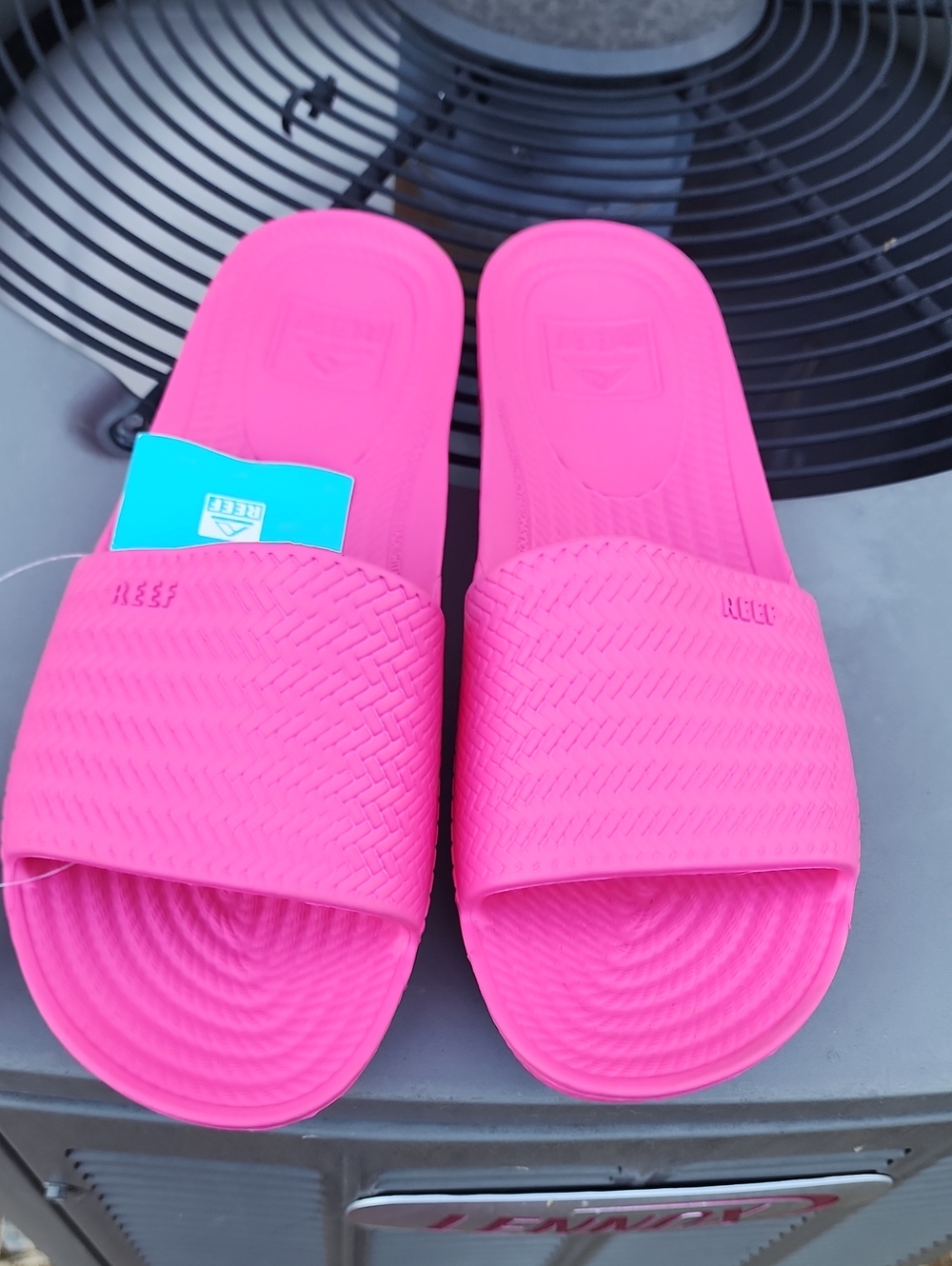 New Reef Women's Water Scout Slide Sandals in Hot Pink